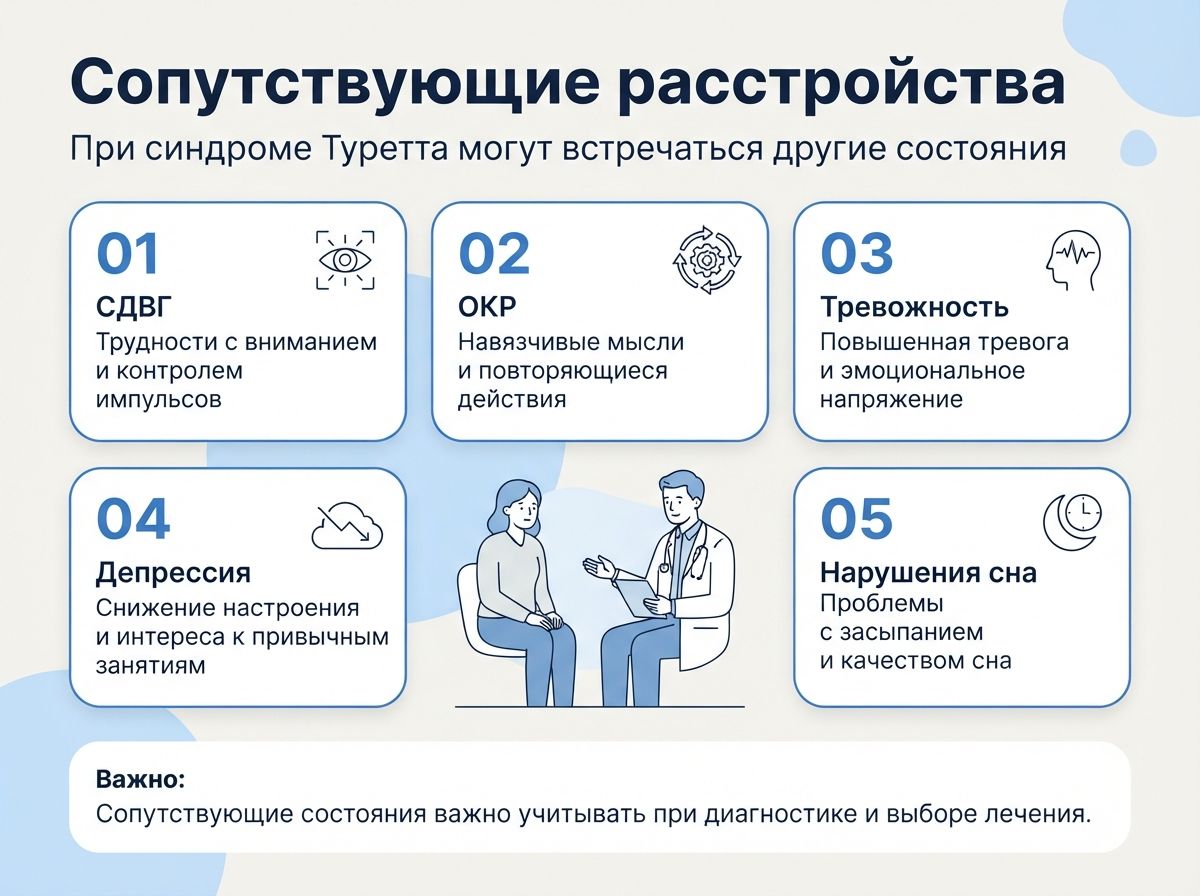 Лечение синдрома Туретта в городе Онега инфографика